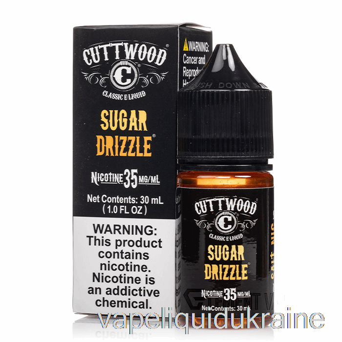 Vape Ukraine Sugar Drizzle - Cuttwood Salts - 30mL 35mg